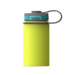 Garrafa térmica mini-alpinista 355ml asobu cor limão