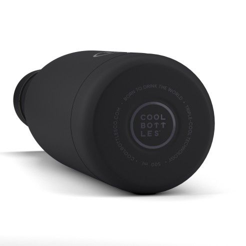 Botella Termo Mono Negro 500 ml Cool Bottle Alta Calidad