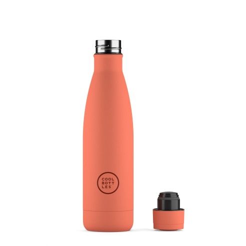 Botella Termo Pastel Coral 500 ml Cool Bottle Alta Calidad