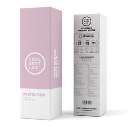 Botella Termo Pastel Rosa 750 ml Cool Bottle Alta Calidad