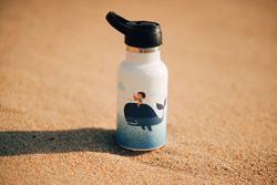 Bottiglia termica Runbott 350ml carme sala - beluga tapon sport