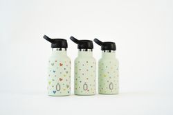 Botella termo Runbott confeti topos 350ml melon tapon sport
