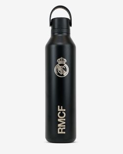 Botella Termo Runbott Original 1 L Negro Real Madrid Escudo
