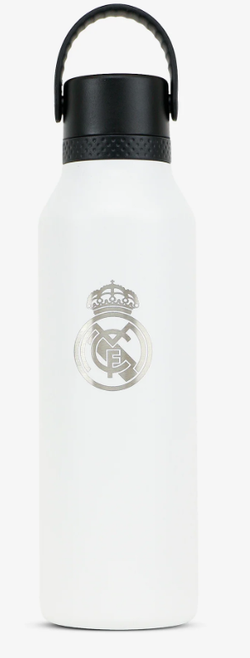 Botella Termo Runbott Original Real Madrid Escudo 600Ml Blanco