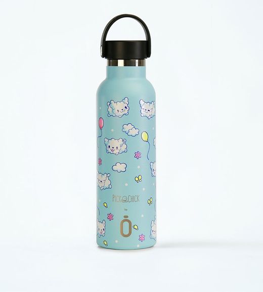 Garrafa térmica Runbott Pick Chick Kawaii Dogs 600Ml