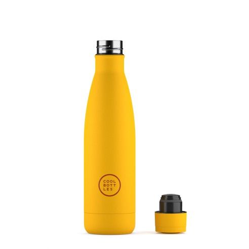 Botella Termo Vivid Amarillo 500 ml Cool Bottle Alta Calidad