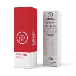 Botella Termo Vivid Rojo 500 ml Cool Bottle Alta Calidad