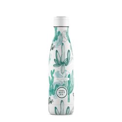 Botella Termo Watercolor Cactus 500 ml Cool Bottle Alta Calidad