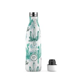Botella Termo Watercolor Cactus 500 ml Cool Bottle Alta Calidad