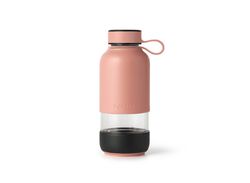 Botella to go lékue vidrio coral 600 ml