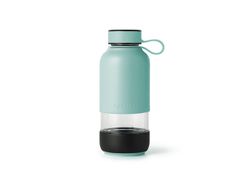 Botella to go lékue vidrio turquesa 600 ml