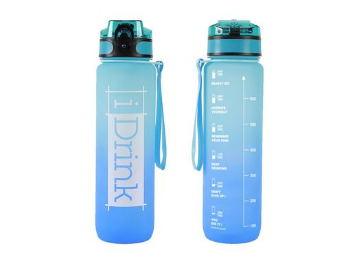 Bottiglia Tritan 1000 Ml Blu Gift Itotale