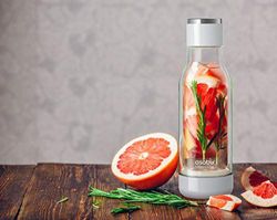 Γυάλινο μπουκάλι ειρήνης 500ml - διαφανές asobu