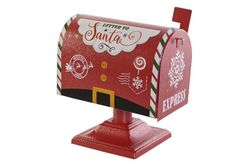 Metal Christmas Mailbox 25x15x25