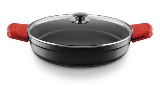 Castey Lage Inductie Braadpan 24 CM (met deksel)