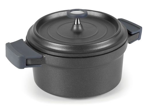 Sort Cocotte Grydestøbt Aluminium D 24 Cms Lacor