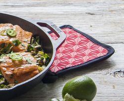 Niski rondel żeliwny z uchwytami 30cm loża