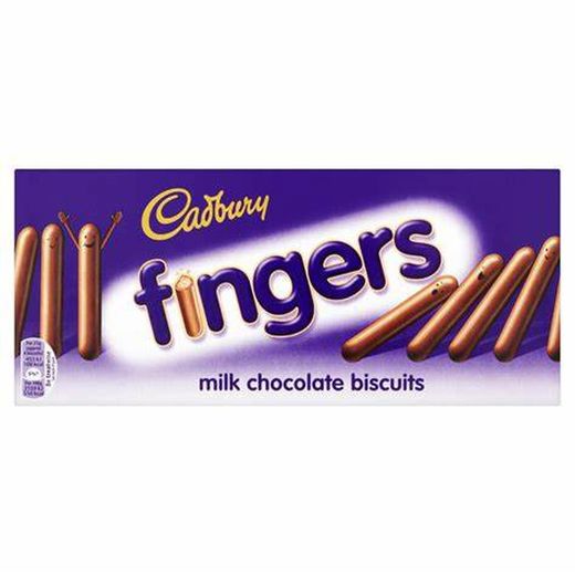 Cadbury fingers chocolate leche 114 g