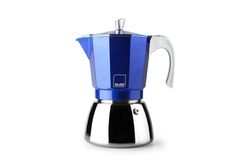 Cafetera Elba Blue Apta Inducción 3 Tazas Ibili