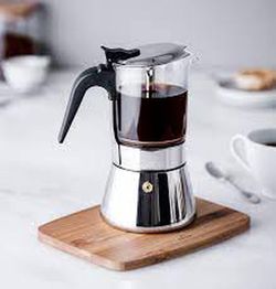 Siena Italian Coffee Maker 6 Cups Lacor Induction