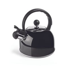 Cafetera silbante inoxidable negra 2,5 l Ibili