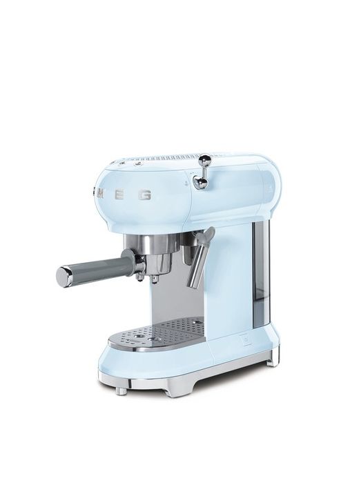 Cafetera Smeg Retro color Azul Pastel