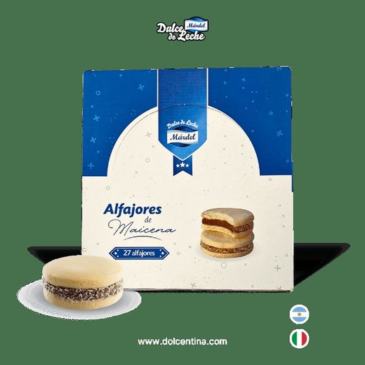 Doos Alfajores Argentinos maizena display 27 eenheden 80 grs Mardel