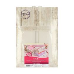 Κουτί τούρτας Pure funcakes 26x26x12cm συσκευασία 2 τεμαχίων
