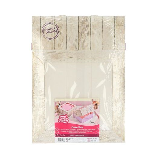 Pure funcakes design tårtlåda 32x32x11,5cm förpackning 2 enheter