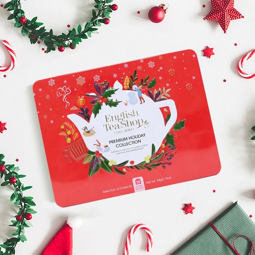 Caja Té Metálica English Tea Shop Edicion Navidad Verde 36 Bolsitas