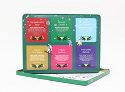 Caja Té Metálica English Tea Shop Edicion Navidad Verde 36 Bolsitas