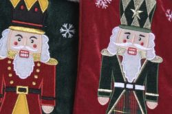 Calcetín Navideño 27 x 2 x 50 Cascanueces 2 Diseños