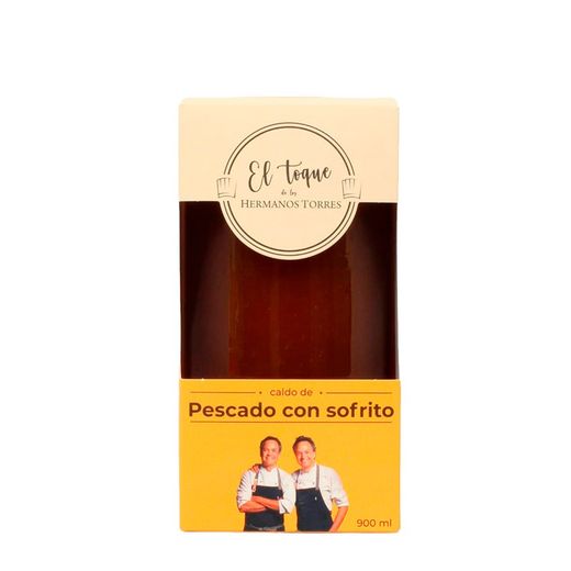 Caldo de pescado con sofrito 900 ml el toque hermanos torres