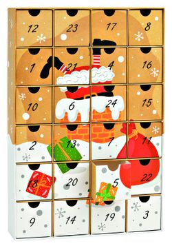Advents kalender Papper Kartong Kvalitet G Wurm