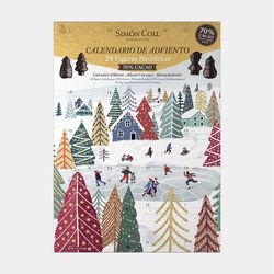 Calendario de Chocolate Adviento simon coll 3d 70% cacao 216 grs