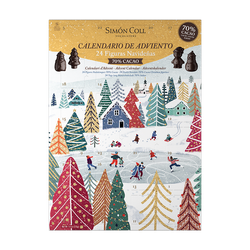 Simon Coll 70% Chocolate Advent Calendar 216g