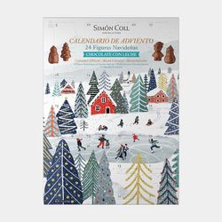 Calendario de Chocolate Adviento simon coll 3d chocolate con leche 216 grs