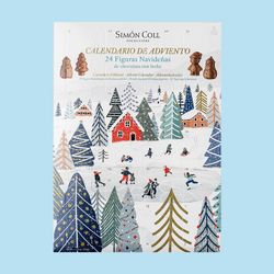 Calendario Adviento Chocolate Simon Coll 3D 216g