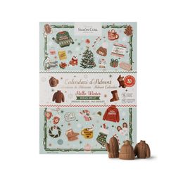 Calendario de Chocolate Adviento simon coll 3d chocolate con leche Hello Winter 216 grs