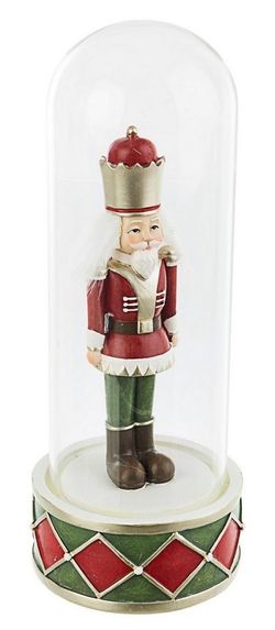 Klocka med röd soldat Galles 26 cm