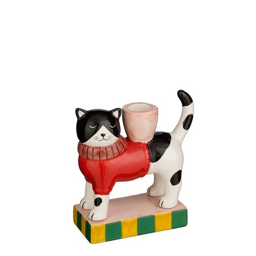 Kerstkaars in de vorm van een Kat Edelmann