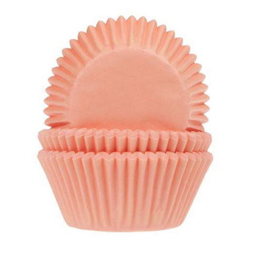 Abrikoos cupcake capsule 50 stuks house of marie
