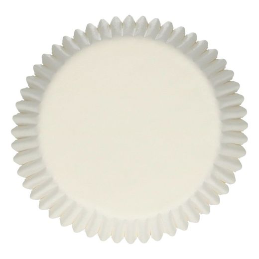 Cápsula de cupcake branco 48 unidades de funcakes