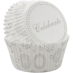 Silver firande cupcake kapsel 75 enheter Wilton