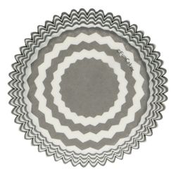 Capsule cupcake chevron grey 48 enheter funcakes