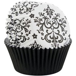 Cápsula de cupcake Wilton damasco 75 unidades
