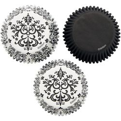 Cápsula de cupcake Wilton damasco 75 unidades