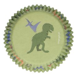 Cápsula de cupcake de dinossauro 48 unidades funcakes