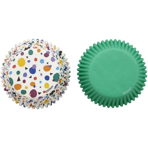 Capsule cupcake points triangle 75 unités wilton