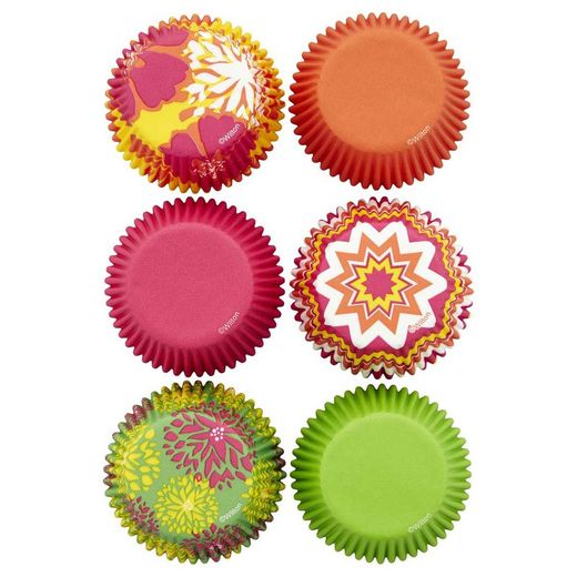 Capsule cupcake floral néon Wilton 150 unités